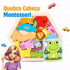 Quebra Cabeça de Madeira Montessori | Varie™