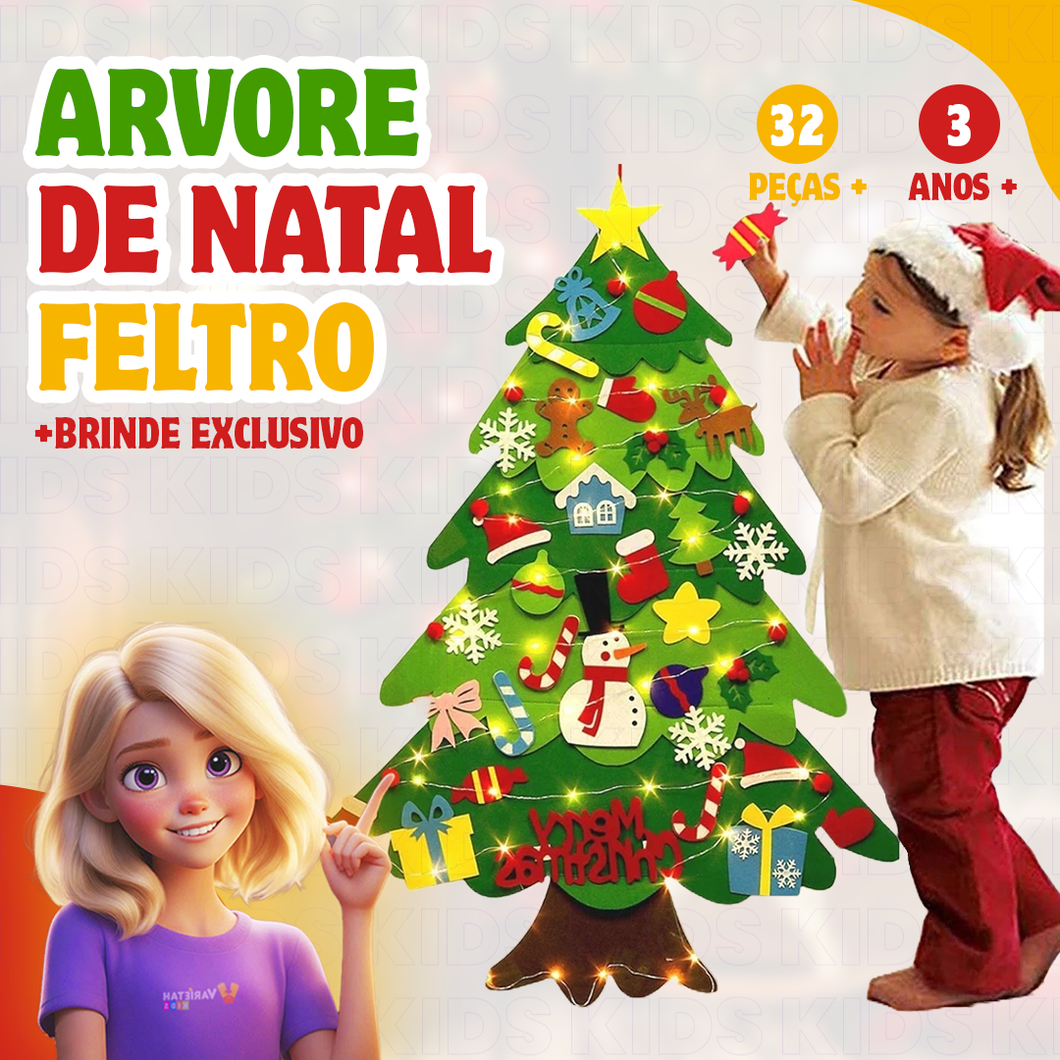Árvore de Natal Feltro 100% Personalizável | Varie™