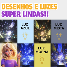Carregar imagem no visualizador da galeria, Luminária Mágica Projetor Infantil | Varie™