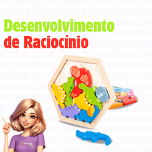 Carregar imagem no visualizador da galeria, Quebra Cabeça de Madeira Montessori | Varie™