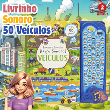 Carregar imagem no visualizador da galeria, Livro Sensorial 50 Sons Animais + BRINDE EXCLUSIVO | Varie™