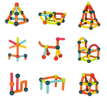 Carregar imagem no visualizador da galeria, Blocos de Montar Magnético Construção 128 Peças