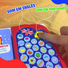 Carregar imagem no visualizador da galeria, Livro Sensorial Sonoro em Inglês 100 Sons | Varie™