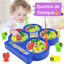 Carregar imagem no visualizador da galeria, Pesca Maluca 32 Peixes + 4 Varas | Varie™ - Loja Varietah Kids