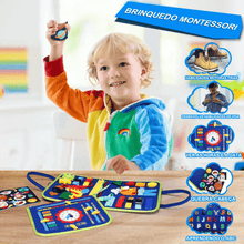 Carregar imagem no visualizador da galeria, Livrinho Sensorial Montessori Artesanal | Varie™ - Loja Varietah Kids