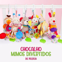 Carregar imagem no visualizador da galeria, Chocalho Mimos Divertidos de Pelúcia - Loja Varietah Kids