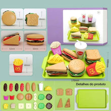Carregar imagem no visualizador da galeria, Conjunto de Comidas - Brinquedo de comidinhas divertidas para sua criança - Loja Varietah Kids