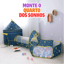 Carregar imagem no visualizador da galeria, Castelinho Mágico com Túnel Divertido | Original Varietah Kids™
