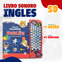 Livro Sensorial Sonoro em Inglês 100 Sons | Varie™