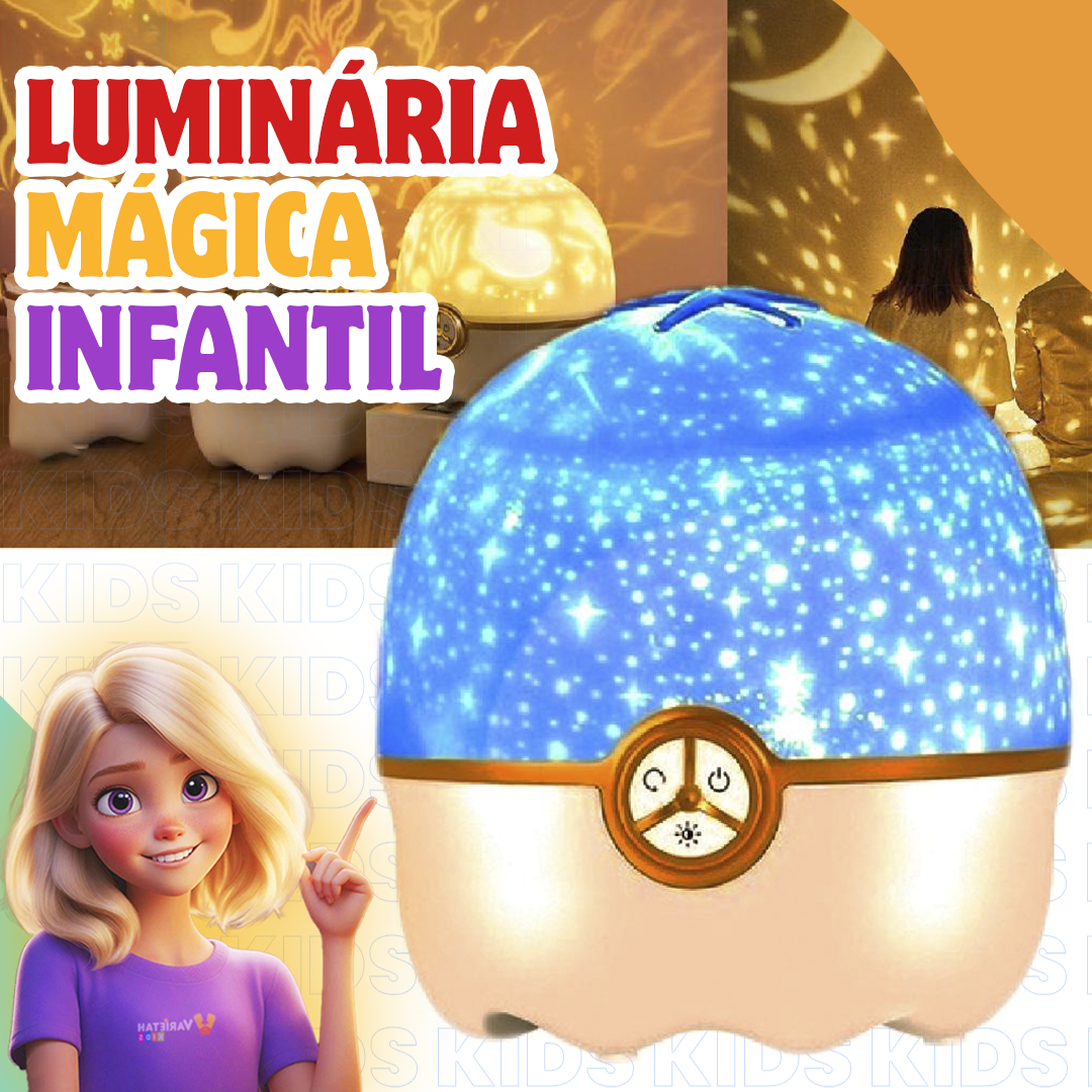 Luminária Mágica Projetor Infantil | Varie™
