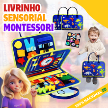 Carregar imagem no visualizador da galeria, Livrinho Sensorial Montessori Artesanal | Varie™
