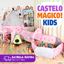 Carregar imagem no visualizador da galeria, Castelinho Mágico com Túnel Divertido | Original Varietah Kids™
