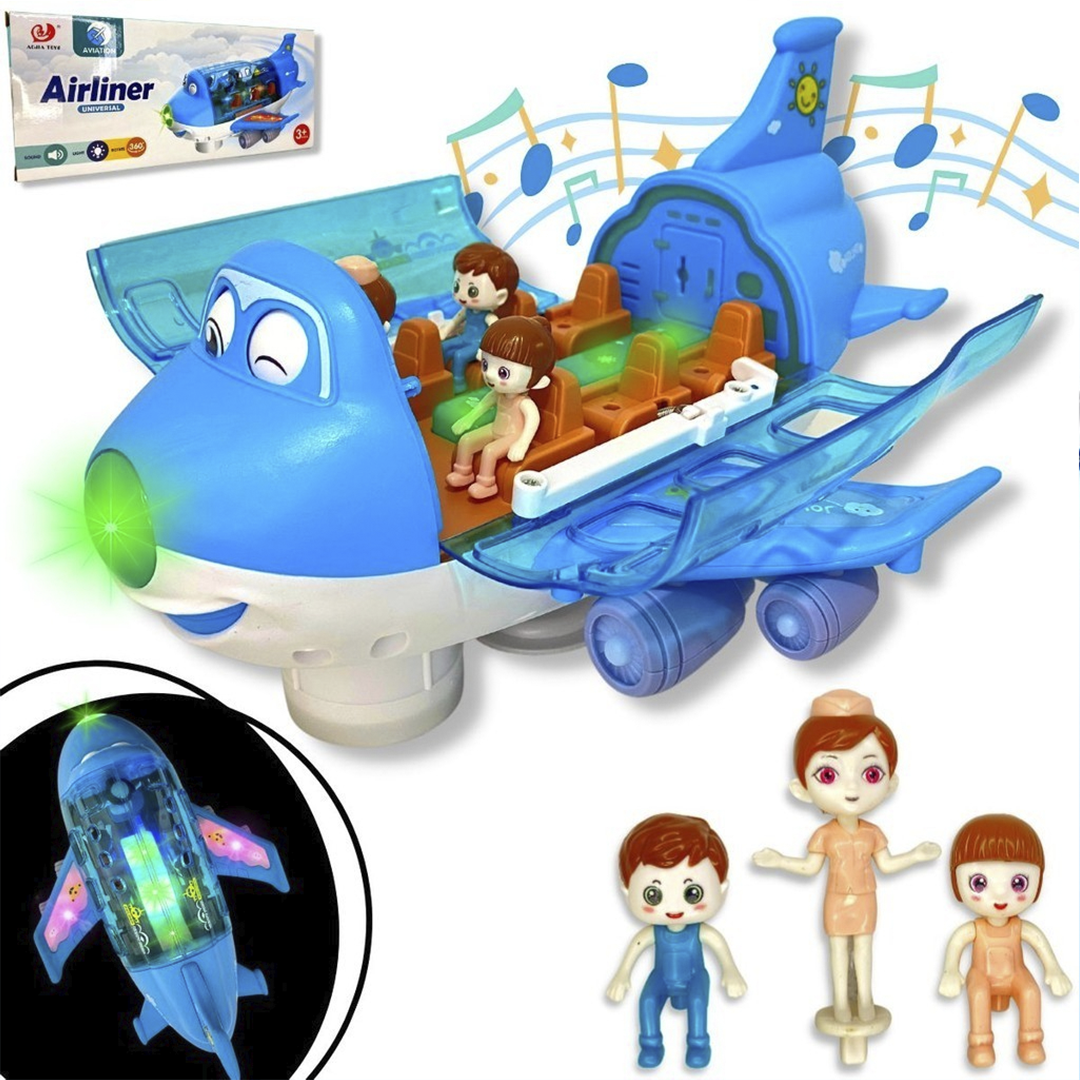 Avião 360 Infantil Com Sons e Luzes | Varie™