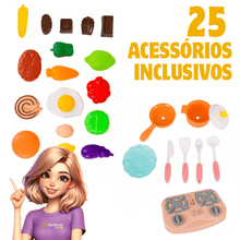 Carregar imagem no visualizador da galeria, Mini Cozinha Infatil Completa Premium | Varie™
