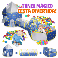 Carregar imagem no visualizador da galeria, Castelinho Mágico com Túnel Divertido | Original Varietah Kids™
