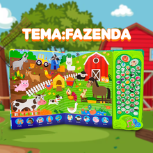 Carregar imagem no visualizador da galeria, Livro Sensorial 50 Sons Animais + BRINDE EXCLUSIVO | Varie™
