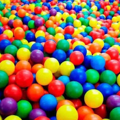 100 Bolinhas de Piscina Coloridas