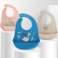 Carregar imagem no visualizador da galeria, Babador de silicone para bebê - Loja Varietah Kids
