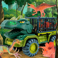 Carregar imagem no visualizador da galeria, Carrinho Dinossauro Rex + Brinde (12 Dinossauros) - Loja Varietah Kids
